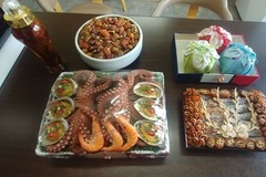 이바지음식 - 한우소갈비찜,문어전복찜,홍삼정과,반찬삼합
